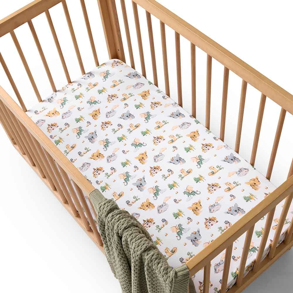 Dragon Organic Cot Sheet