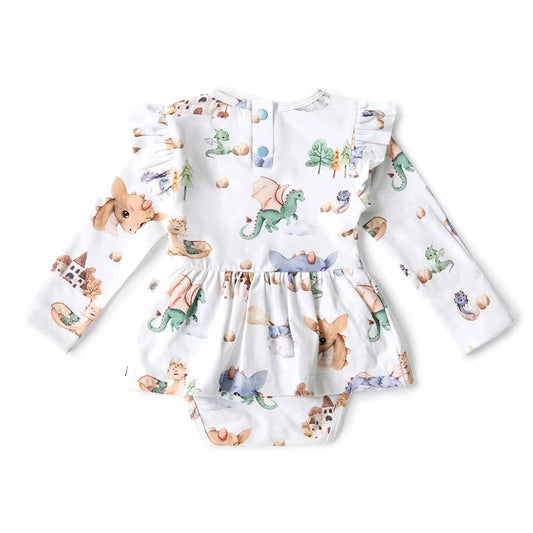 Dragon Long Sleeve Organic Dress