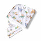 Dragon Organic Jersey Wrap & Beanie Set
