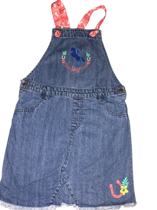 Vintage Spirit Untamed Denim Pinafore