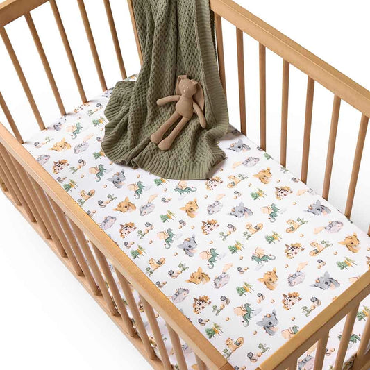 Dragon Organic Cot Sheet