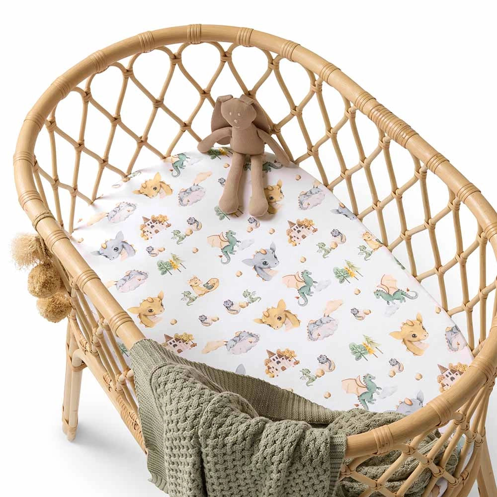 Dragon Organic Bassinet Sheet / Change Pad Cover